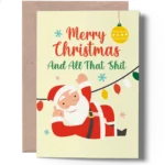 rude Christmas card
