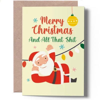 rude Christmas card