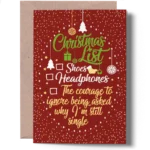 funny Christmas card for singles