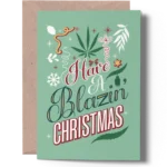 Funny Weed Christmas Card