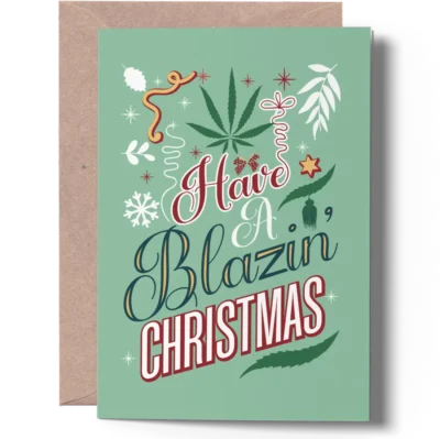 Funny Weed Christmas Card Funny Weed Christmas Card