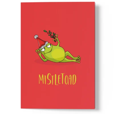 "Mistletoad" Funny Christmas Card