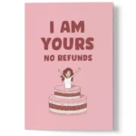romantic anniversary card