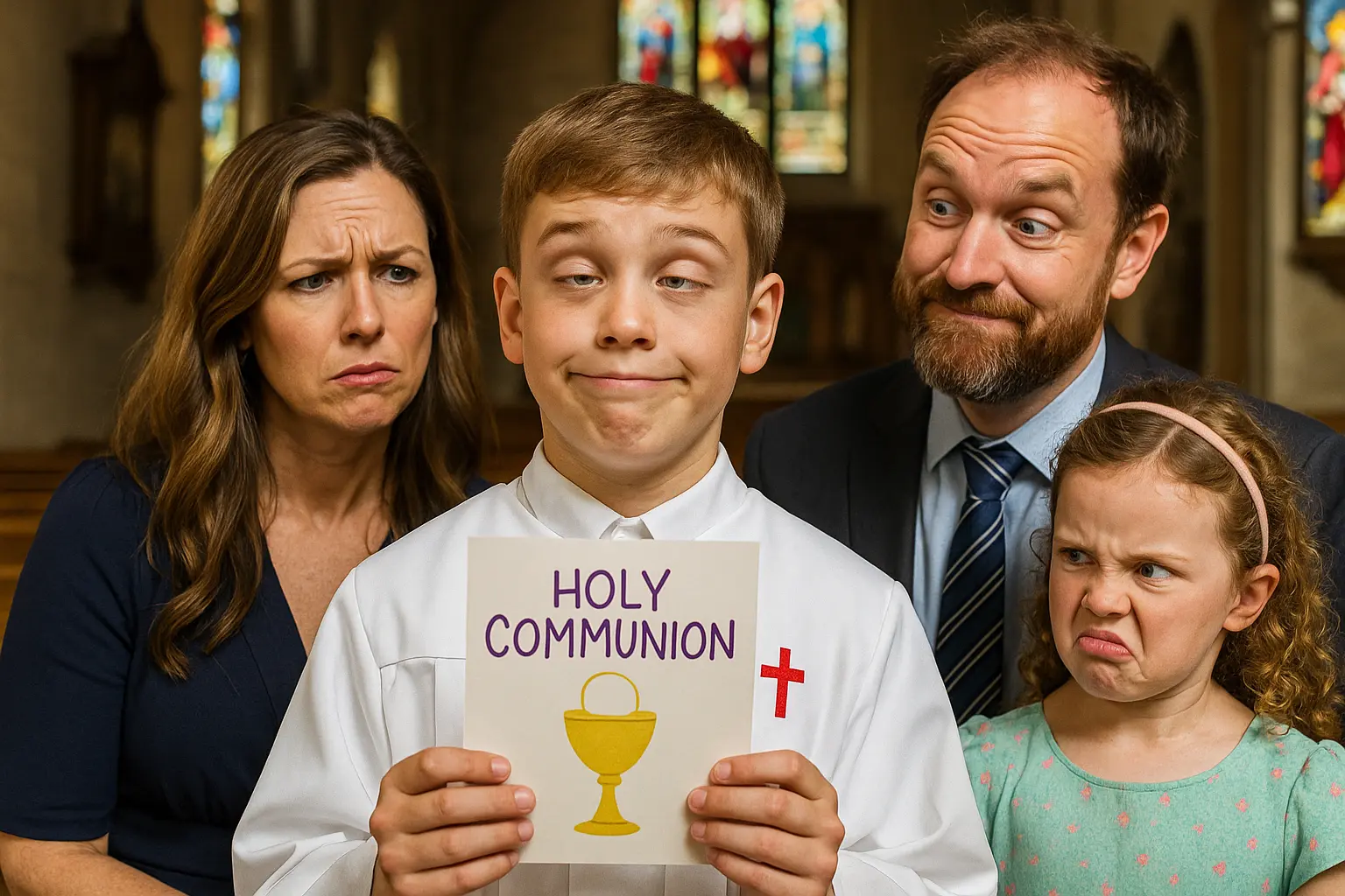 what to write in a holy communion card